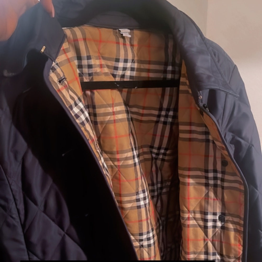 Quilted Burberry jacket